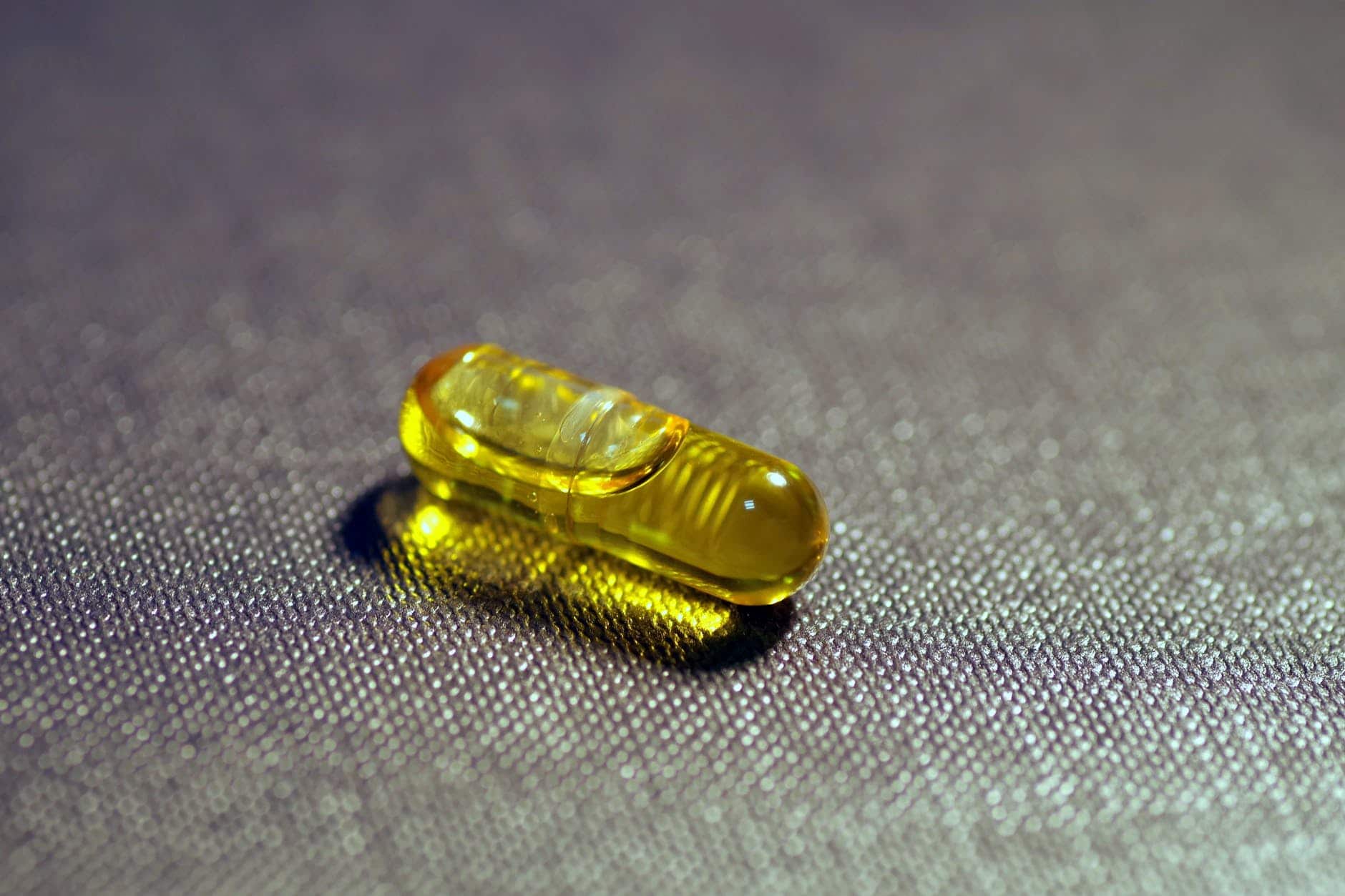 yellow capsule